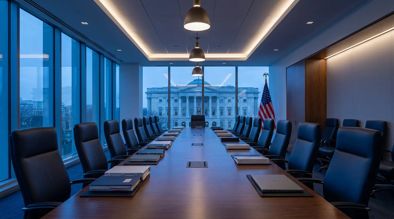 Federal government conference room