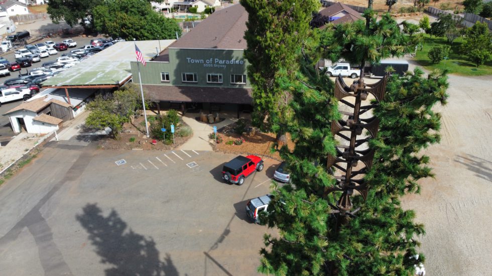 Town of Paradise emergency warning sirens concealed and installed by HQE Systems